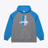 Mitchell & Ness Hoodie Detroit Lions Gray/Blue Winning Streak Fleece Hoodie