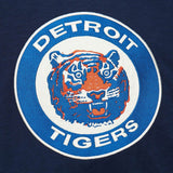 Mitchell & Ness Hoodie Navy Detroit Tigers Legendary Slub Vintage Logo Pullover Hoodie