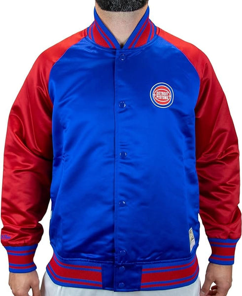 Mitchell & Ness Jacket Detroit Pistons Colossal Satin Jacket
