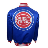 Mitchell & Ness Jacket Detroit Pistons NBA Heavyweight Jacket - Royal Blue