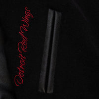 Mitchell & Ness Jacket Detroit Red Wings Black Out Collection Team Logo Full-Snap Varsity Jacket