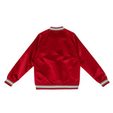Mitchell & Ness Jacket Red Wings Lightweight Satin Jacket - Red