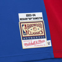 Mitchell & Ness Jersey Authentic Richard Hamilton Detroit Pistons Dark Finals 2004 Jersey