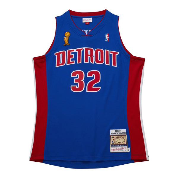 Mitchell & Ness Jersey Authentic Richard Hamilton Detroit Pistons Dark Finals 2004 Jersey