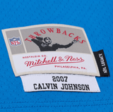 Mitchell & Ness Jersey Calvin Johnson Detroit Lions 2007 Blue Legacy Jersey
