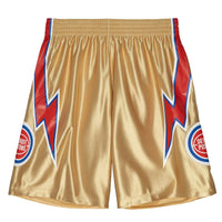 Mitchell & Ness Shorts 75th Anniversary Gold Swingman Detroit Pistons 1978-79 Shorts