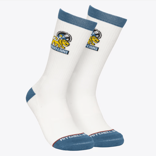 Mitchell & Ness Socks Mitchell & Ness NFL Detroit Lions Touchback Crew Neck Socks