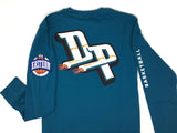 Mitchell & Ness Youth Apparel Detroit Pistons Teal Long Sleeve T-Shirt (Youth)