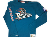 Mitchell & Ness Youth Apparel Detroit Pistons Teal Long Sleeve T-Shirt (Youth)