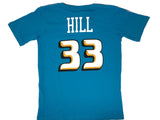 Mitchell & Ness Youth Apparel Youth Detroit Pistons Grant Hill Teal T-Shirt