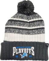 Detroit Lions 47 Brand NLF24 Playoffs Knit Hat