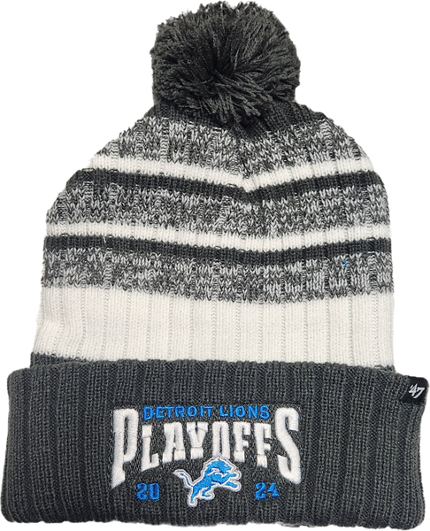 Detroit Lions 47 Brand NLF24 Playoffs Knit Hat