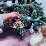 Pole Cat Club Pierogi Polish Folk Art Ornament Laser Engraved Wood