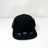 Pro Standard Hat Detroit Pistons Triple Black Pro Six Snapback 113600568129