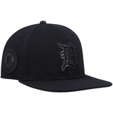 Pro Standard Hat Detroit Tigers Triple Black Wool Snapback Hat 198530736497