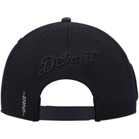 Pro Standard Hat Detroit Tigers Triple Black Wool Snapback Hat 198530736497