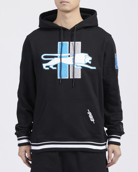 Pro Standard Hoodie Detroit Lions Vintage Logo Retro Classic Patchwork Hoodie