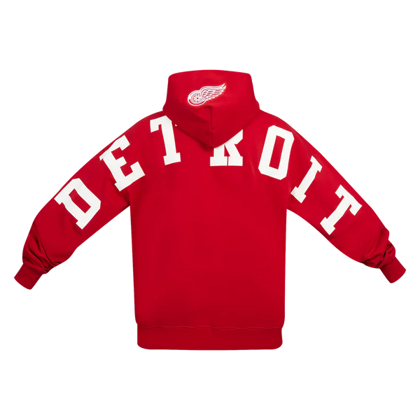 Pro Standard Hoodie NHL Detroit Red Wings Wingspan Men's Drop Shoulder Fleece Pullover Hoodie
