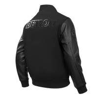 Pro Standard Jacket Detroit Lions NFL Triple Black Men's Wool Varsity Jacket