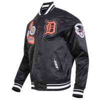 Pro Standard Jacket MLB Detroit Tigers DIY Pick Stitch Men's Rib Satin Jacket