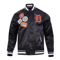 Pro Standard Jacket MLB Detroit Tigers DIY Pick Stitch Men's Rib Satin Jacket