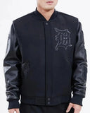 Pro Standard Jacket MLB Detroit Tigers Triple Black Logo Men's Varsity Jacket