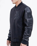 Pro Standard Jacket MLB Detroit Tigers Triple Black Logo Men's Varsity Jacket