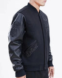 Pro Standard Jacket MLB Detroit Tigers Triple Black Logo Men's Varsity Jacket