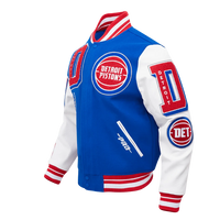 Pro Standard Jacket NBA Detroit Pistons Mashup Rib Wool Varsity Jacket
