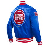 Pro Standard Jacket NBA Detroit Pistons Retro Classic Men's Rib Satin Jacket