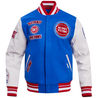 Pro Standard Jacket NBA Detroit Pistons Retro Classic Men's Rib Wool Varsity Jacket