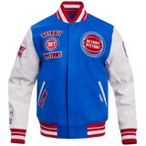 Pro Standard Jacket NBA Detroit Pistons Retro Classic Men's Rib Wool Varsity Jacket