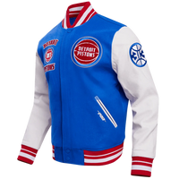 Pro Standard Jacket NBA Detroit Pistons Retro Classic Men's Rib Wool Varsity Jacket