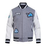 Pro Standard Jacket NFL Detroit Lions DIY Pick Stitch Men's Rib Wool Varsity Jacket