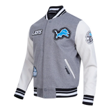 Pro Standard Jacket NFL Detroit Lions DIY Pick Stitch Men's Rib Wool Varsity Jacket