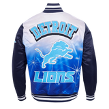 Pro Standard Jacket NFL Detroit Lions Sublimated Men's Satin Jacket - Midnight Sky