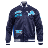 Pro Standard Jacket NFL Detroit Lions Sublimated Men's Satin Jacket - Midnight Sky