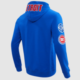 Pro Standard NBA Detroit Pistons Classic Chenille Men's Full Zip Hoodie