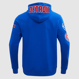 Pro Standard NBA Detroit Pistons Classic Chenille Men's Full Zip Hoodie