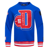 Pro Standard Sweatshirt NBA Detroit Pistons Mashup Men's Rib Crewneck