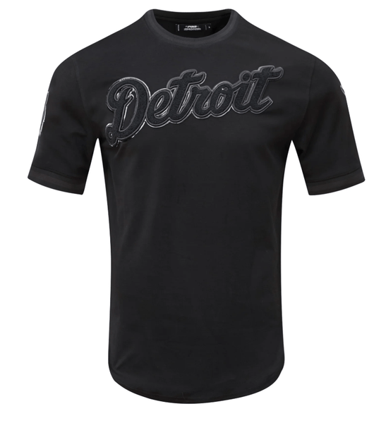 Pro Standard T-Shirt Detroit Tigers Triple Black Logo Pro Team SS Tee (Curved Cut)