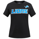 Pro Standard T-Shirt NFL Detroit Lions Classic Short Sleeve Women's Slim Fit Tee