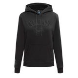 Pro Standard Women's NFL Detroit Lions Triple Black Women's FLC PO Hoodie