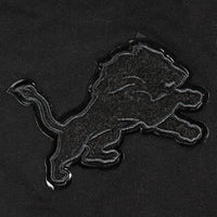 Pro Standard Women's NFL Detroit Lions Triple Black Women's Single Jersey Boxy Tee