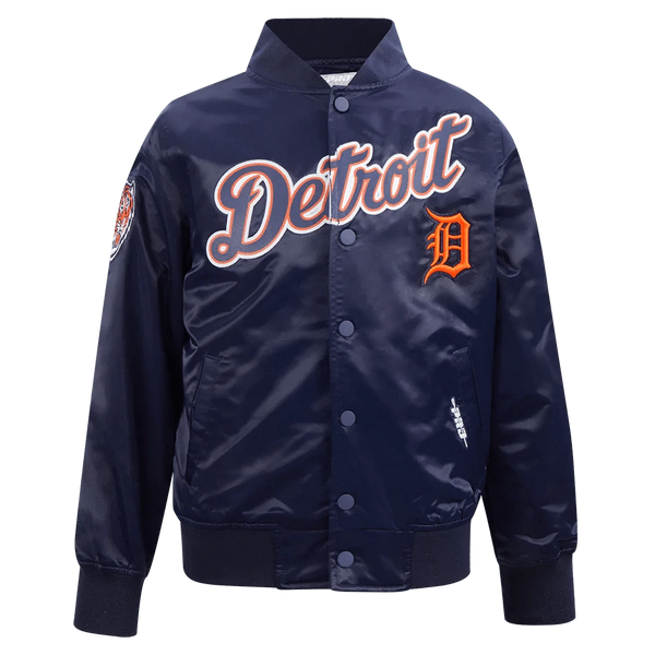 Pro Standard Youth Apparel Detroit Tigers Classic Big Boys Satin Jacket - YOUTH