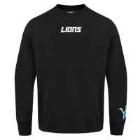 NFL Detroit Lions Wingspan Men's Drop Shoulder Fleece Crewneck