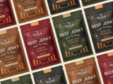 Rogue Jerky Co. FREE Counter Display Package: 16 of Each Beef Jerky Flavor!