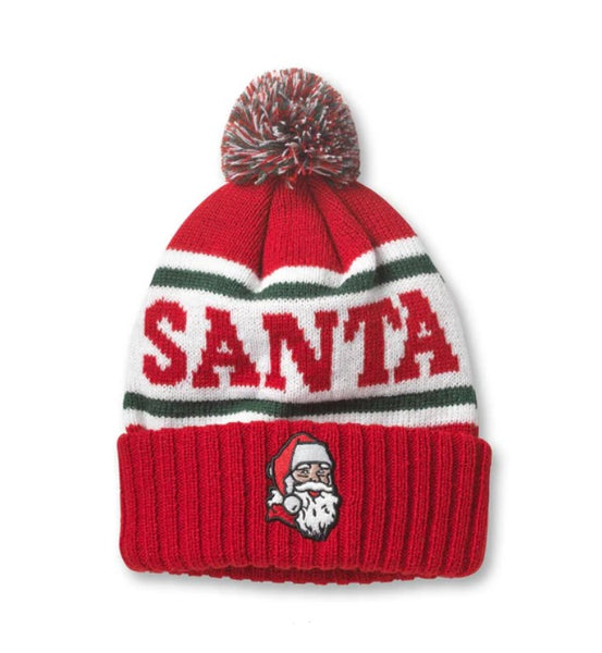 Santa Pillow Line Knit