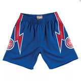 Detroit Pistons Royal 1978-79 Hardwood Classics Swingman Shorts