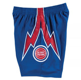 Detroit Pistons Royal 1978-79 Hardwood Classics Swingman Shorts